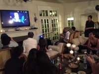Coronation Night viewing and victory party